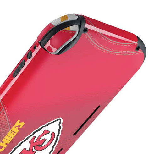 NFL Kansas City Chiefs Team Jersey Nintendo Switch Lite Skin